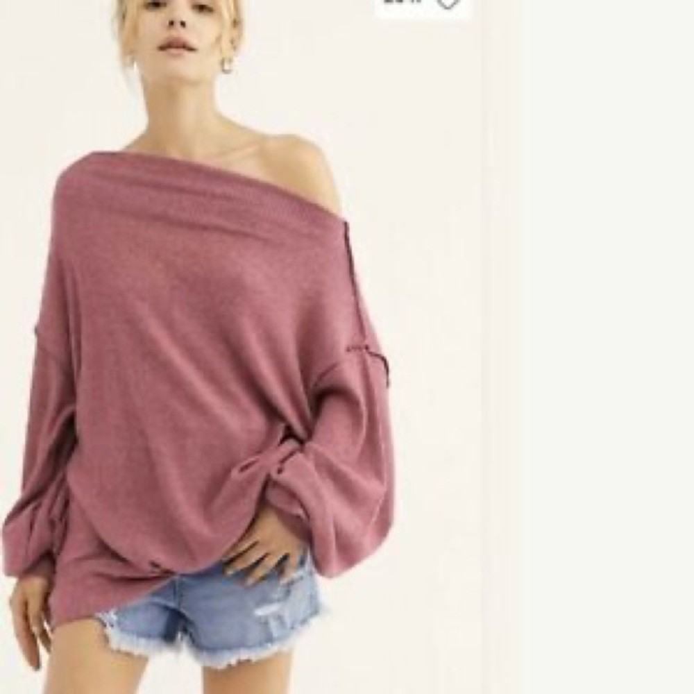 •FREE PEOPLE WE THE FREE• main squeeze hacci top!